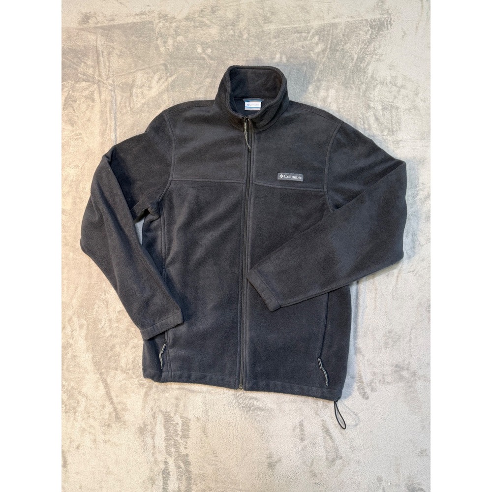 Columbia Mens Steens Mountain Full Zip Fleece Jacket Charcoal Gray‎ Size S
